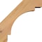 Ekena Millwork 3 1/2"W x 8"D x 8"H Merced Smooth Knee Brace, Western Red Cedar BRC04X08X08MRC00SWR - alternate 2